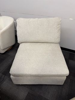 Armless Sectional Sofa Chair Module