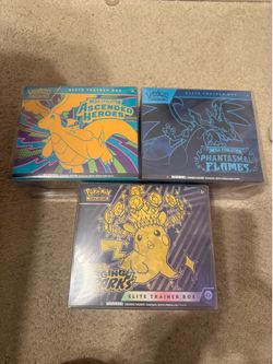 Three Sealed Pokemon ETB for Sale
