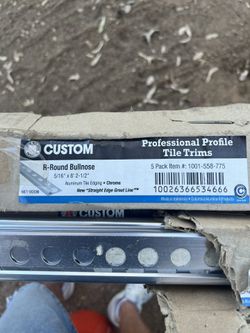 Aluminum Tile Trims Box Of 5
