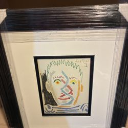 Picasso: “Tête d’Homme au Maillot Rayé" (Man's Head With Striped Shirt)