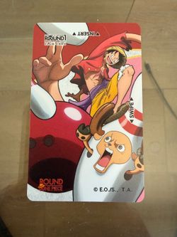 One Piece x Round1 Collab Exclusive Collectors Game Card Luffy Chopper with 870 points