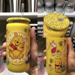 New Winnie the Pooh Glass Cup