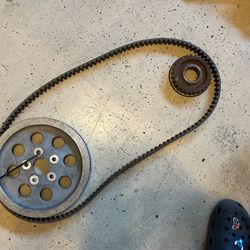 Harley Sportster Belt And Sprockets (front And Rear)