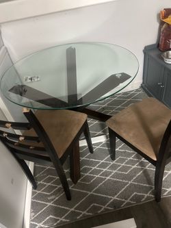 Glass dining table NO chairs