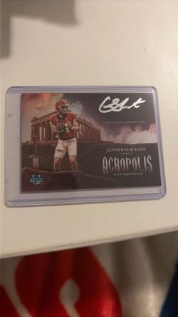 Gunner Stockton Topps Chrome Acropolis Autograph Card