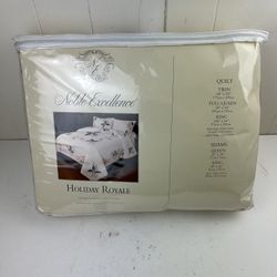 Noble Excellence Holiday Royal Twin Quilt