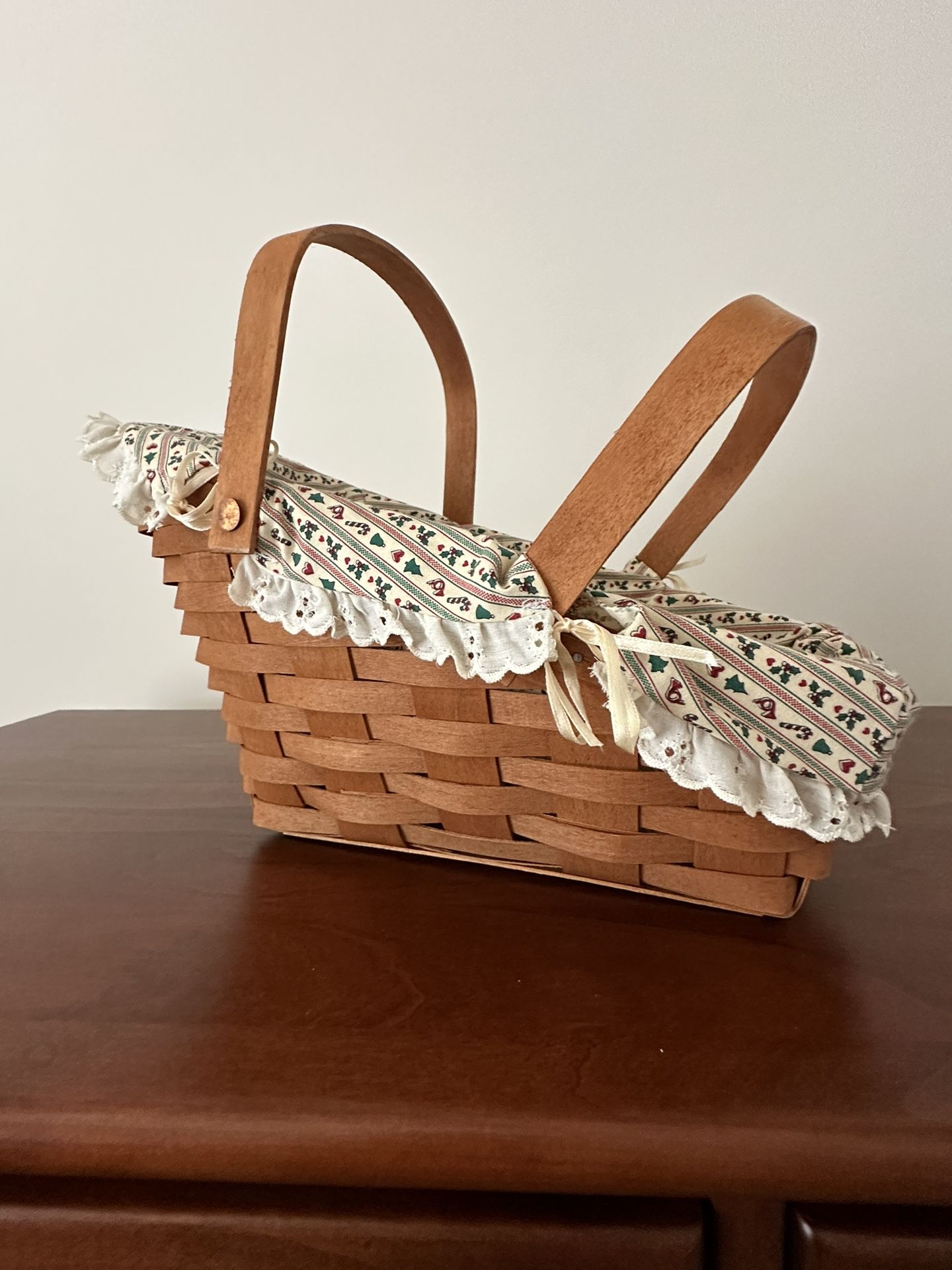 Longaberger 1989 Two Handled Sleigh Basket