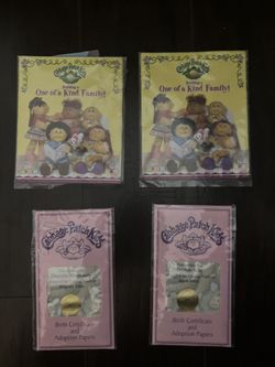Cabbage Patch Doll Birth Certificates  