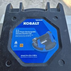 Kobalt 8in Dual Power Rechargeabke Vaccume Suction Cup