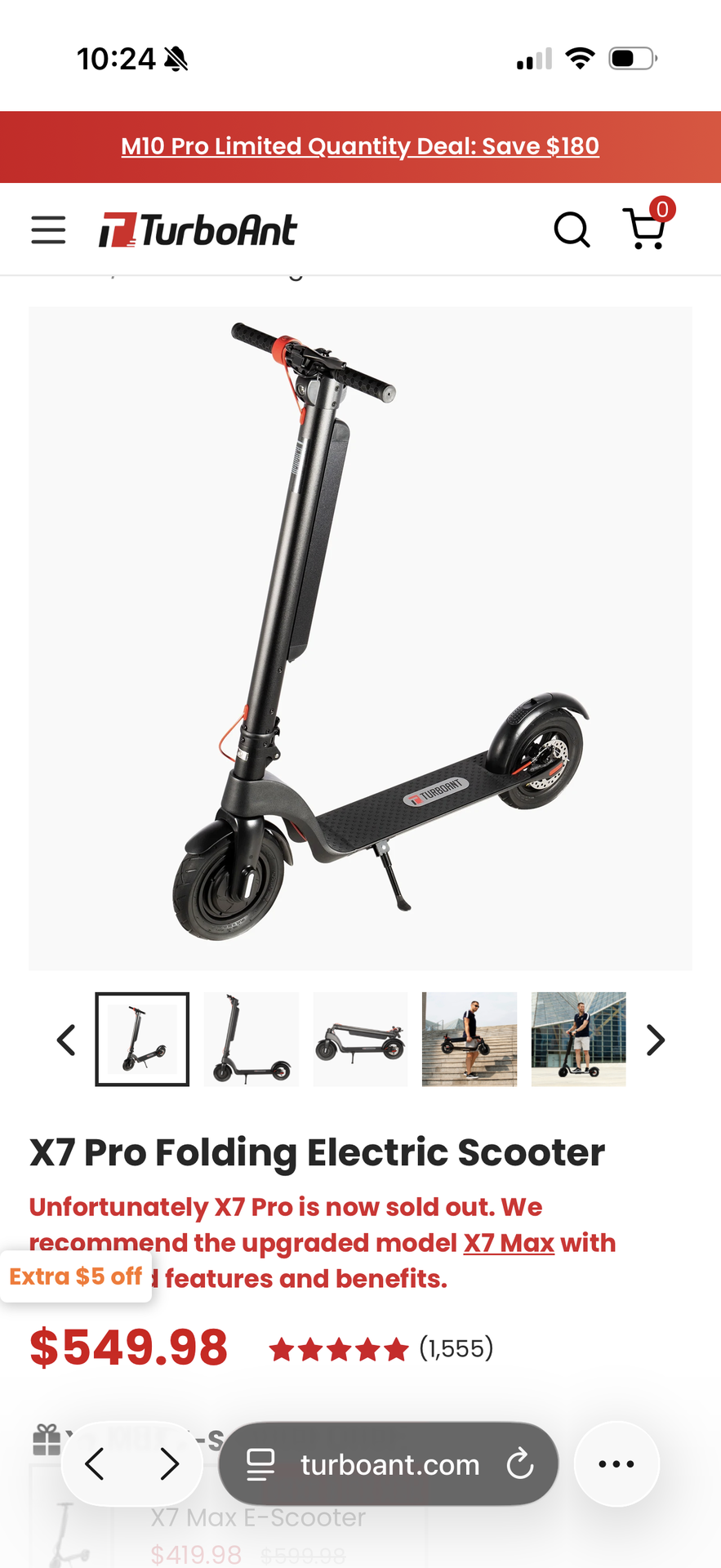 Turboant X7 Pro Electric Scooter