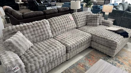 OM• $38 Initial • Brand New L shaped sectional with chaise