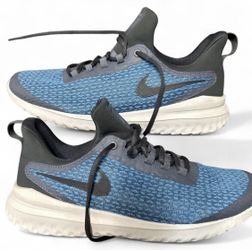 Nike Rival Men's Blue Gray Lace Up Low Top Athletic Sneakers size 11