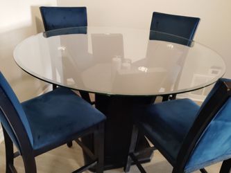 Round Glass Table