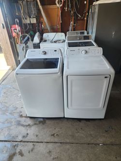 Samsung Washer And Electric Dryer Large Capacity