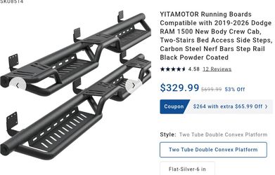 2019-2026 Ram Running Boards