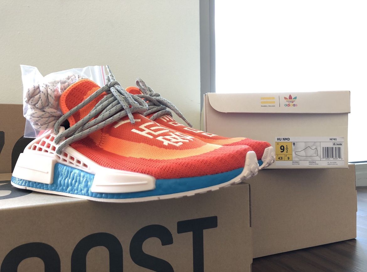 Pharrell x NMD Human Race Extra Eye Bold Orange Size