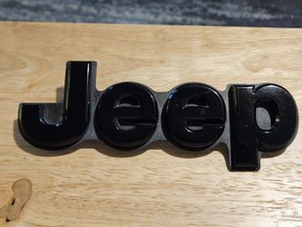 Blk Jeep Logo Emblem