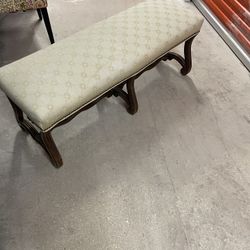 Early 20th Century Louis XIV Style Walnut Bench