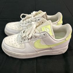 Nike Air Force 1s Neon Lime Green 