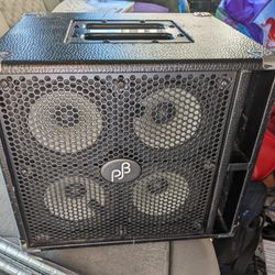 Phil Jones Compact 4 400W 4x5 Bass Speaker Cabinet Black