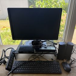 Computer accessories: monitor / Webcam/ Speaks, Ports