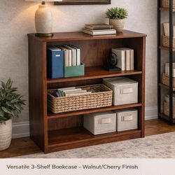 3-Shelf  Bookcase / Bookshelf – Clean, Great Condition
