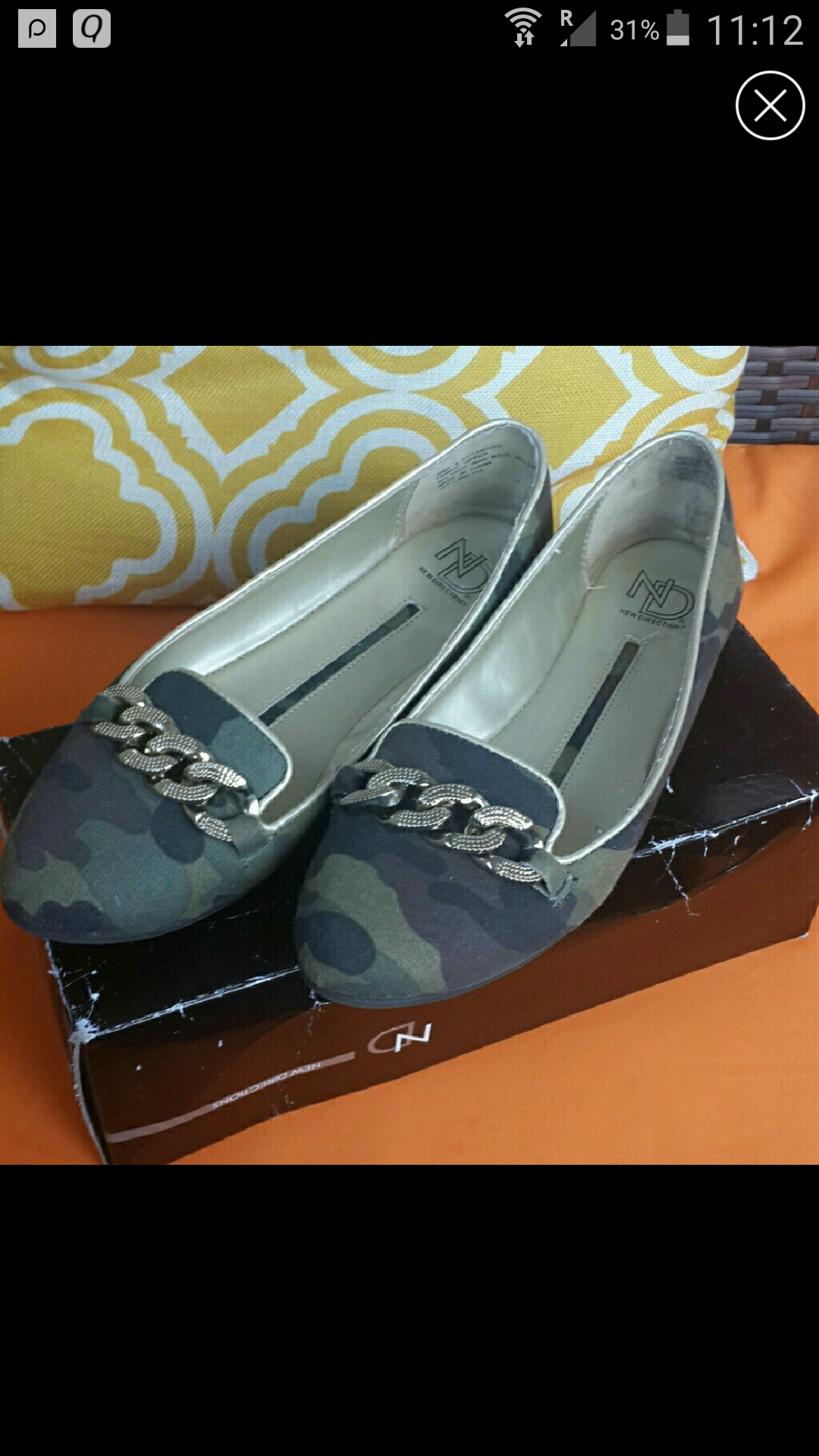 New directions camo flats