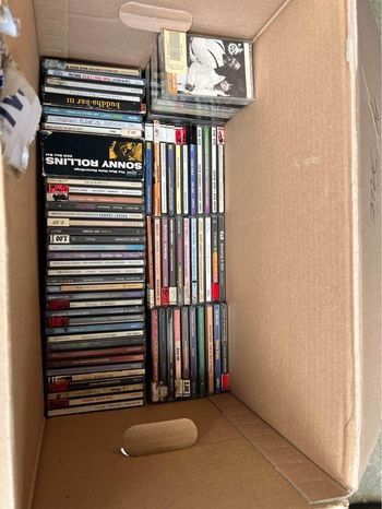 Over 400 CDs and a few cassettes