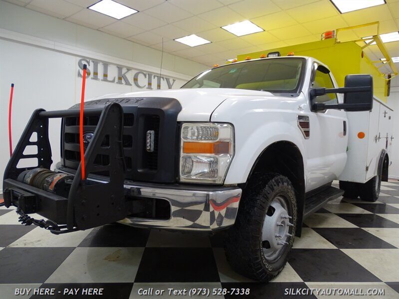 2008 Ford F-350 SD 4x4 Utility Service Truck w/ Bed Cap Diesel