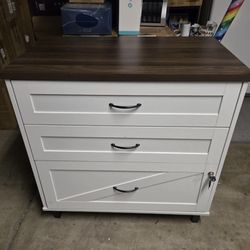 New 3 Drawer File Cabinet 32" Wide 