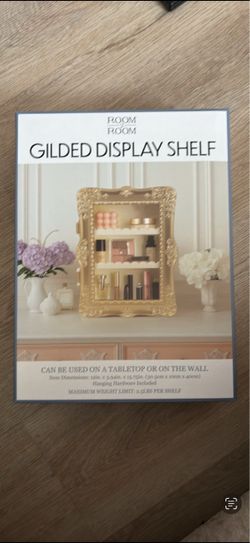 Room & Room Gilded Display Shelf