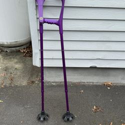 Pair Of Forearm Crutches