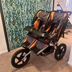 Bob revolution double stroller clearance used