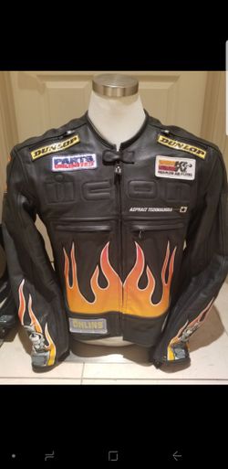 Icon full leather motorcycle jacket