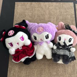 Kuromi And My Melody Plushies
