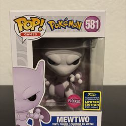 Funko Pop MewTwo Flocked