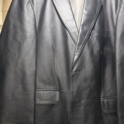 Stafford Leather Suitcoat Large
