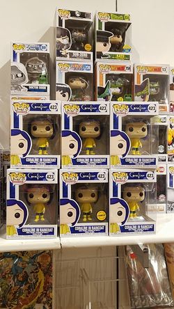 Coraline in raincoat funko pop