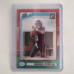 Michael Penix Jr Rated Rookie Optic 