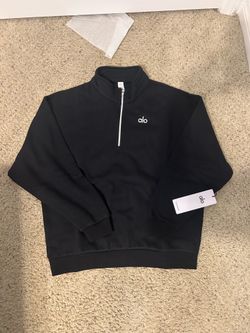 (BEST OFFER) Black alo quarter zip up