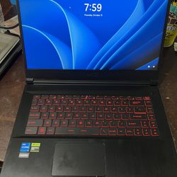 MSI Thin GF63 12UCX 15.6" FHD Intel i5-12450H RTX 2050 16GB RAM 512GB SSD W11P