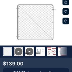 6x6 Chain Link Gate