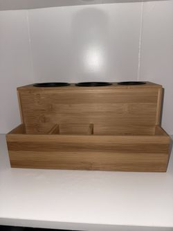 Wooden Hair Dresser Organizer 