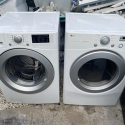 Kenmore Washer LG Dryer Front Load White Working Perfectly Fine 