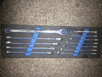 Blue Power double box  Ratcheting Wrenches 