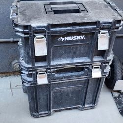 For Sale: Husky Rolling Tool Box (3-Piece Stackable Set)
