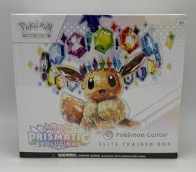 Prismatic Evolutions Pokemon Center Elite Trainer Box (Exclusive)