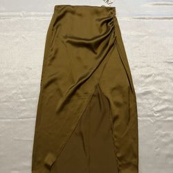 NWT Satin Skirt 