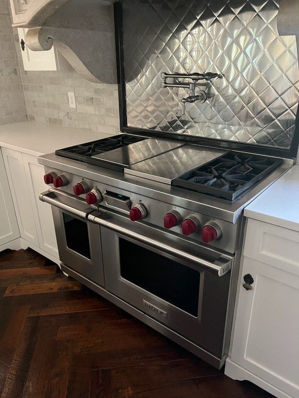 Wolf 48" Stainless Stee Duel Fuel Gas Stove