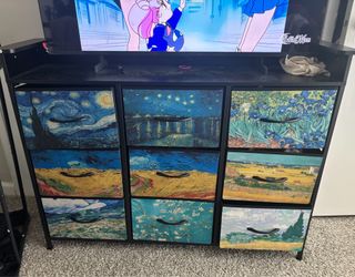 Picasso inspired dresser
